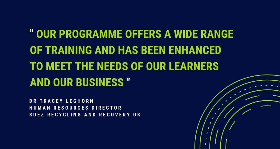 Tracy Leghorn quote apprenticeship programme 1