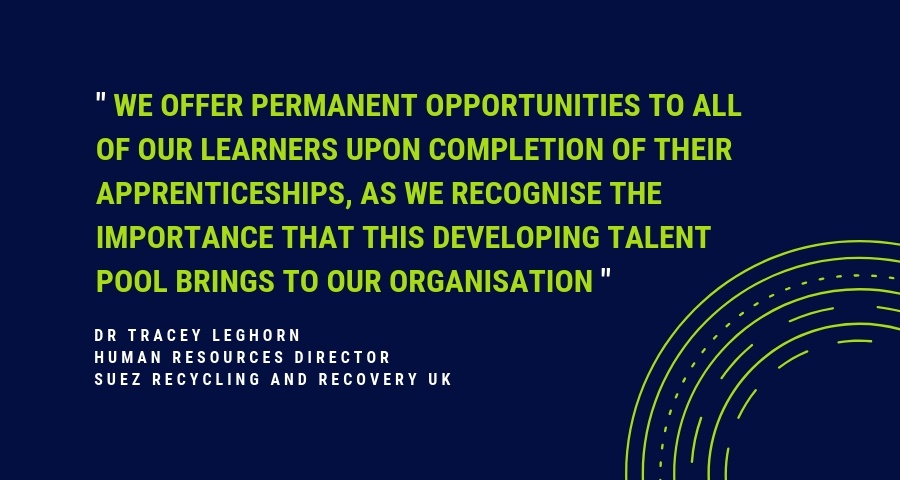 Tracy Leghorn quote apprenticeship programme 2